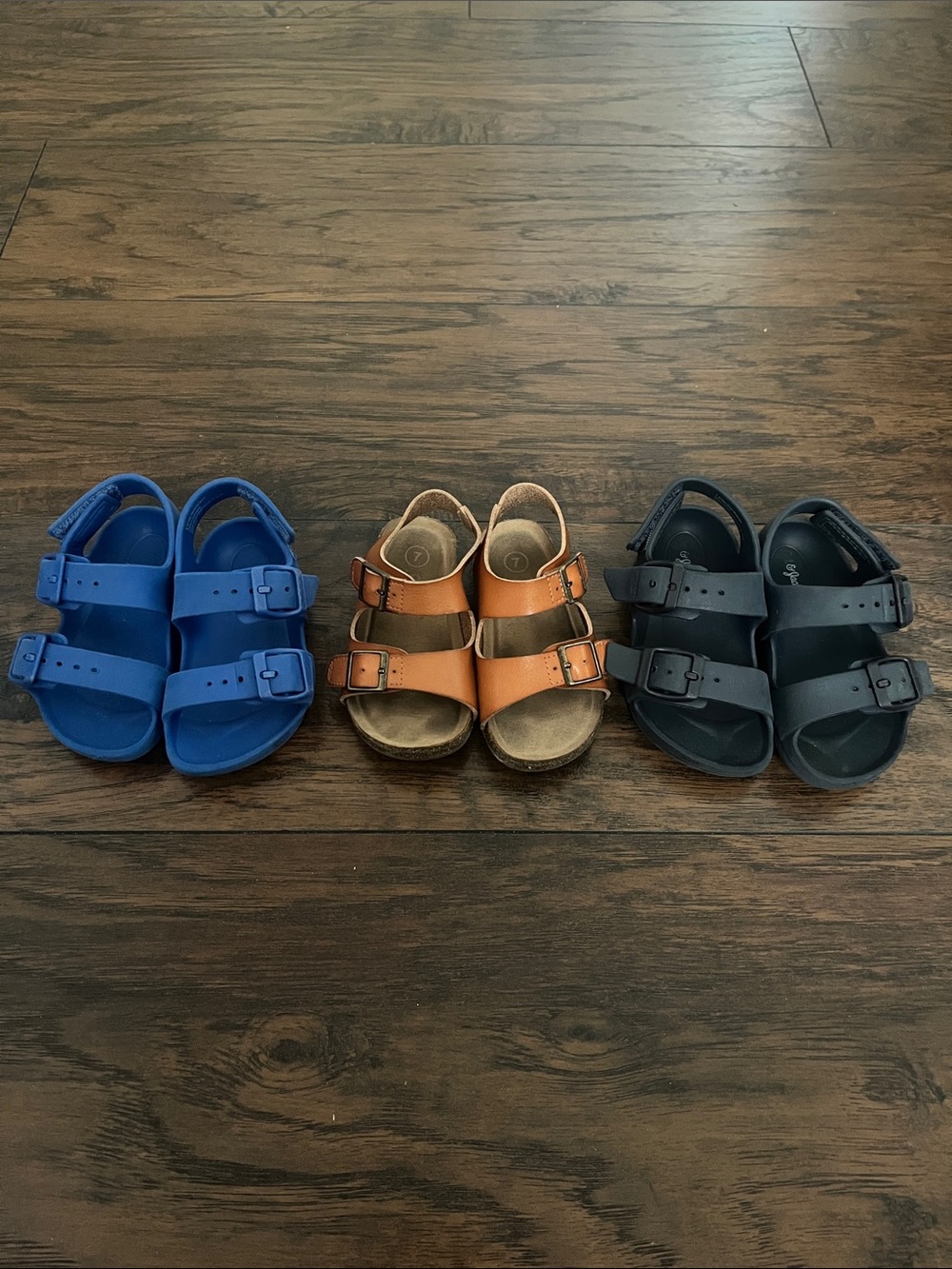 3 pairs of Cat and Jack Sandals